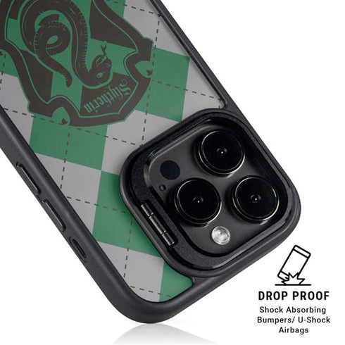 Wizarding World Harry Potter Slytherin Crest iPhone 14 Pro Kickstand Case